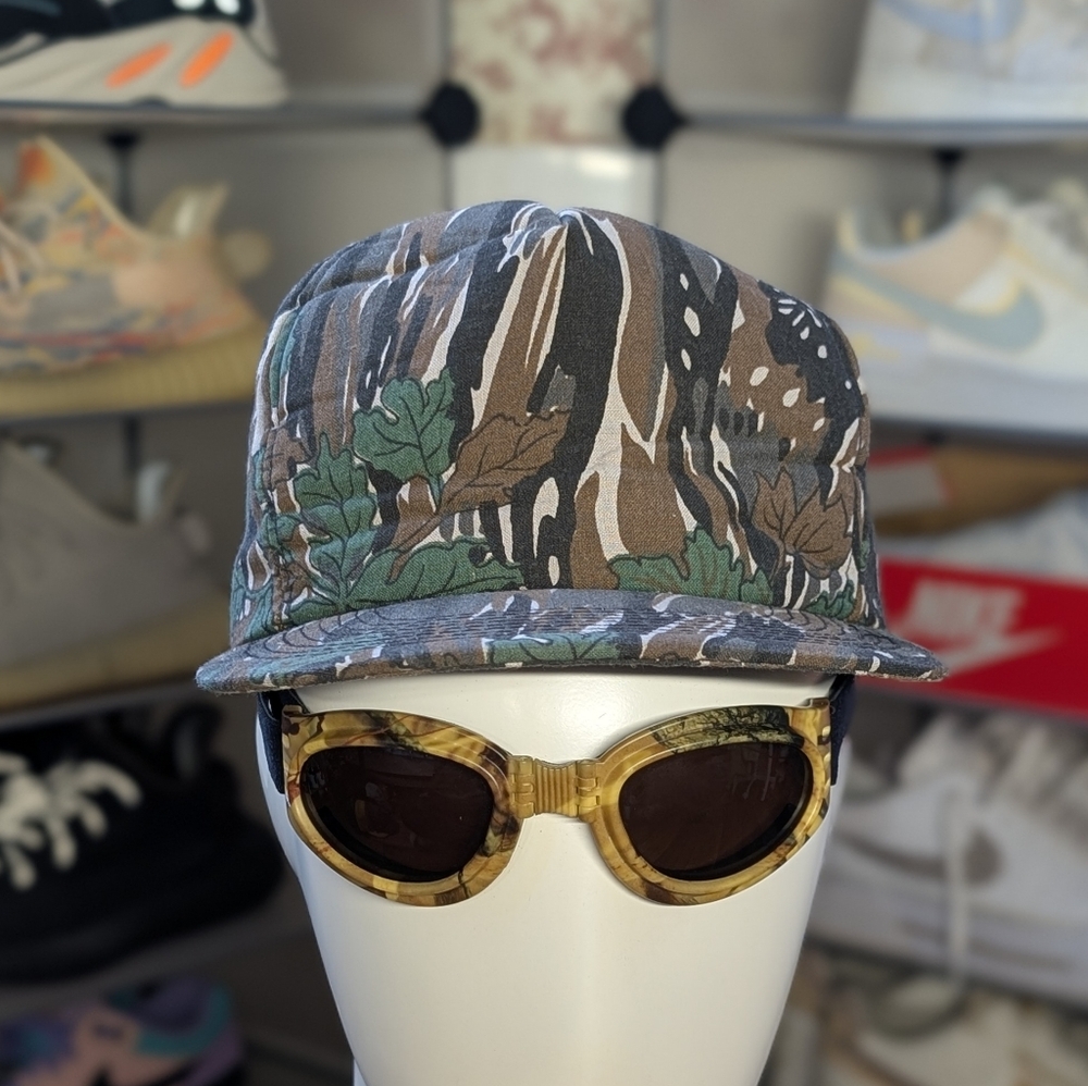 Ideal Vintage Camo Fitted Trapper Hat (S)